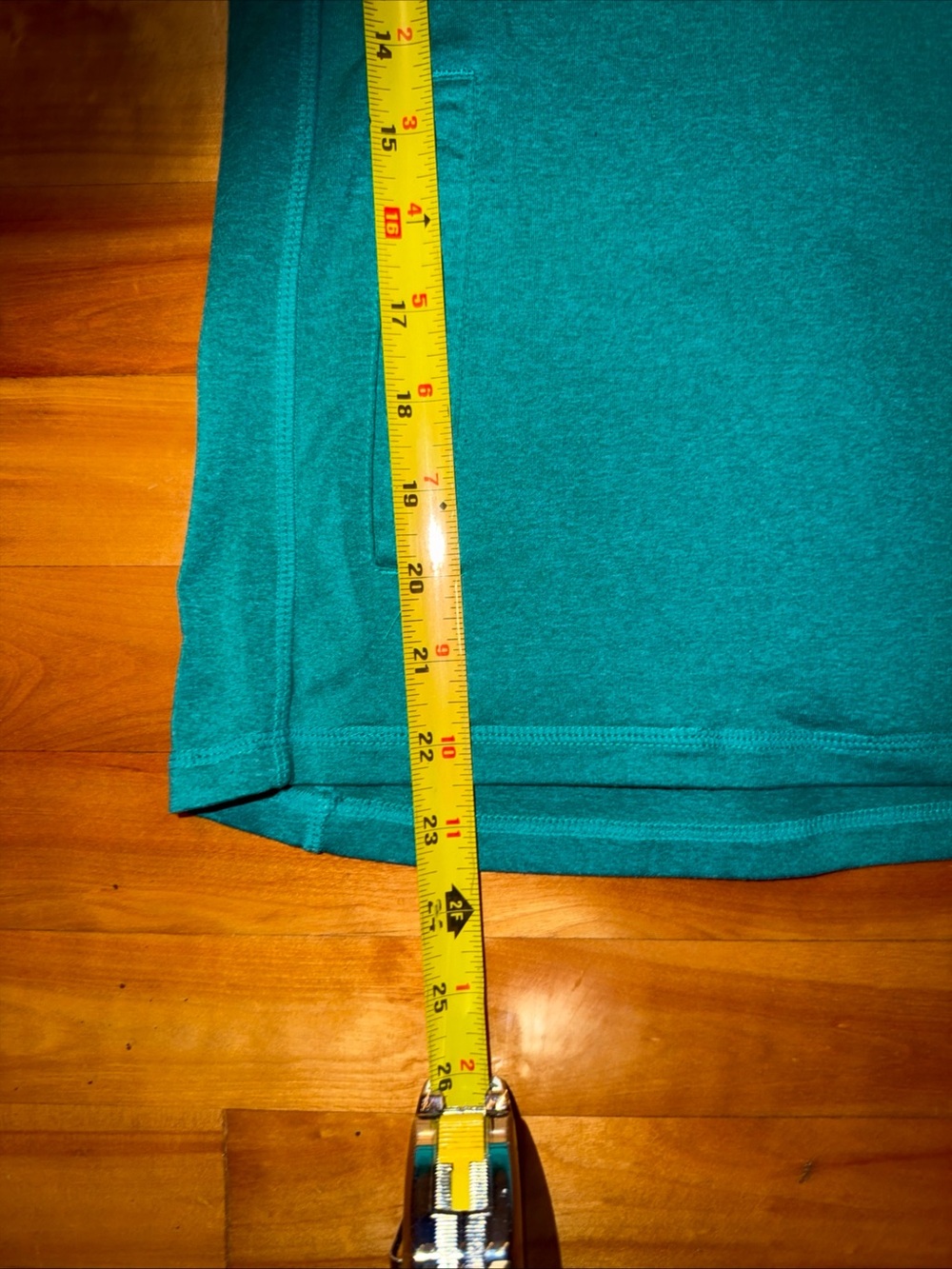 REI Womens XXS Teal Hooded 1/2 Zip Pullover Running Hiking Performance Top - Picture 9 of 13